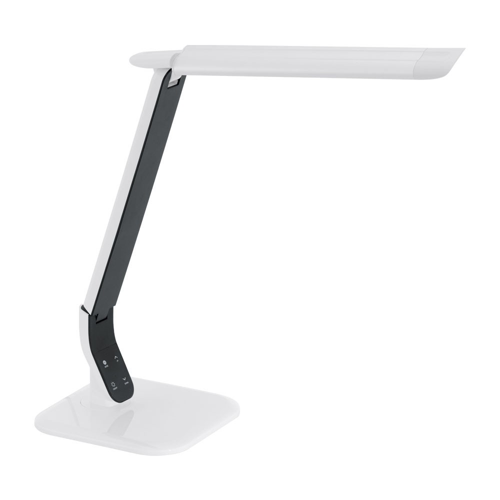 Eglo 93901 "SELLANO" 42 Cm Yüksekliğinde Dokunmatik Plastik, Çelik Masa Lambası