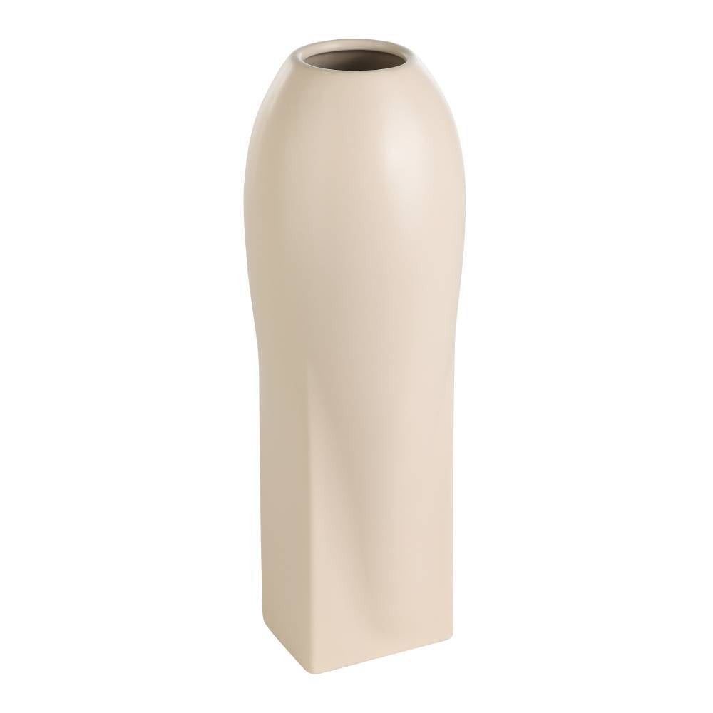 Eglo 421016 "SHIMA" 40 Cm Yüksekliğinde Bej Seramik Vazo