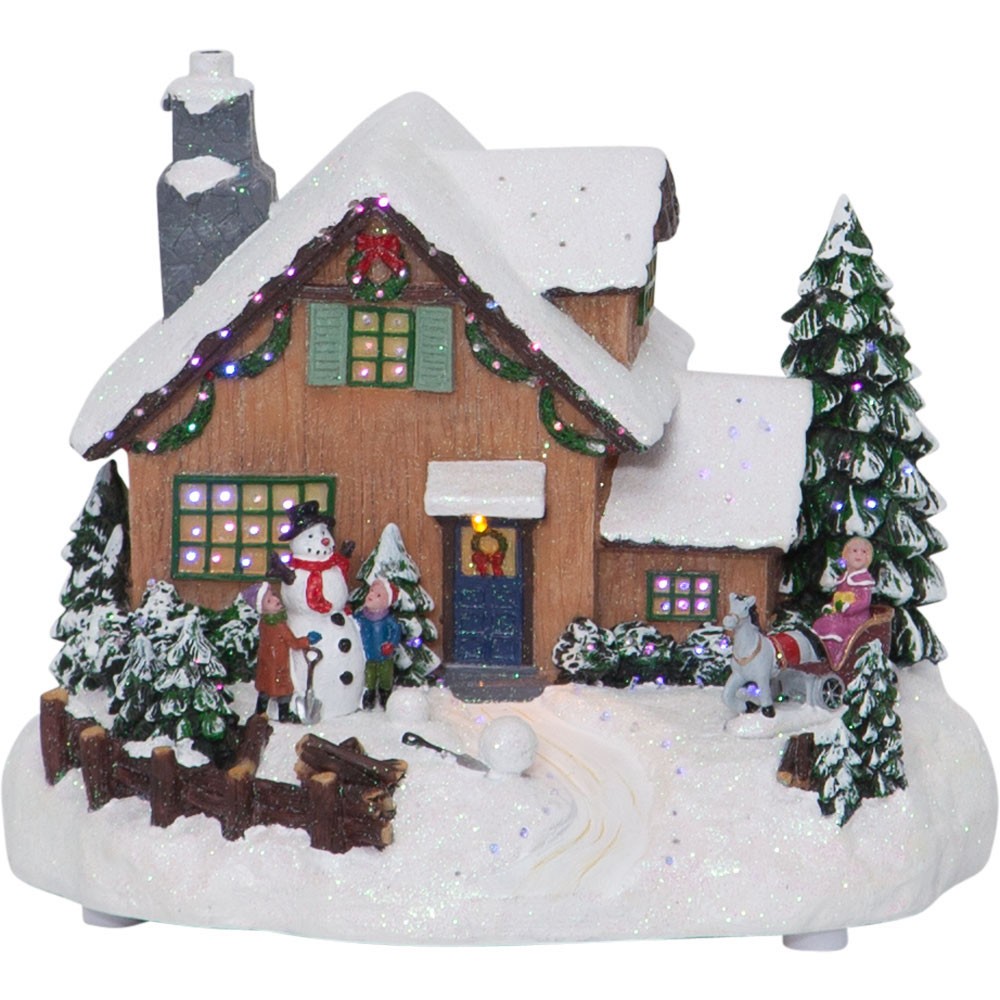 Eglo 992-16 "WINTERVILLE" Ledli Renkli Dekoratif Aydınlatma 18,5Cm Yüksekliğinde 23Cm Uzunluğunda