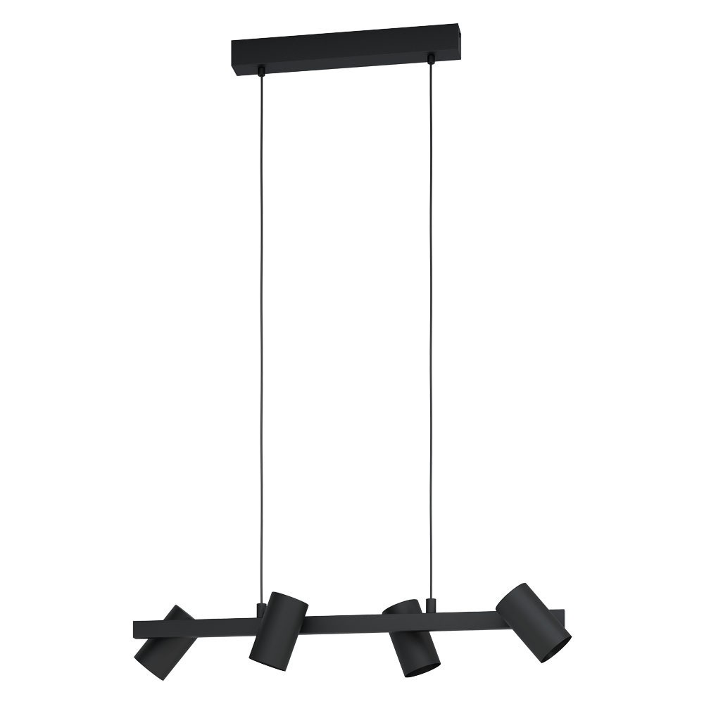 Eglo 99463 "GATUELA 1" 110 Cm Yüksekliğinde Çelik Siyah Sarkıt Avize