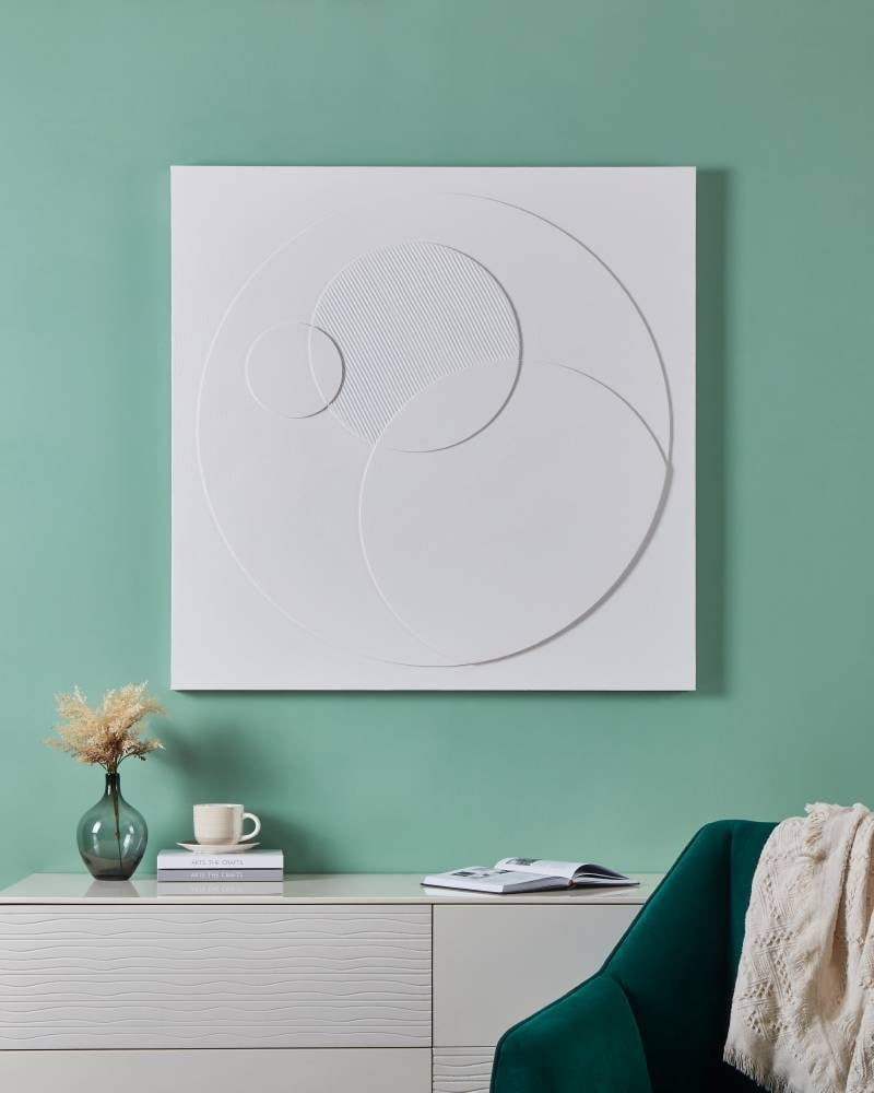 Eglo 423132 "BESERAH" 100 Cm Yüksekliğinde 100 Cm Uzunluğunda Dekoratif Duvar Tablo Resim