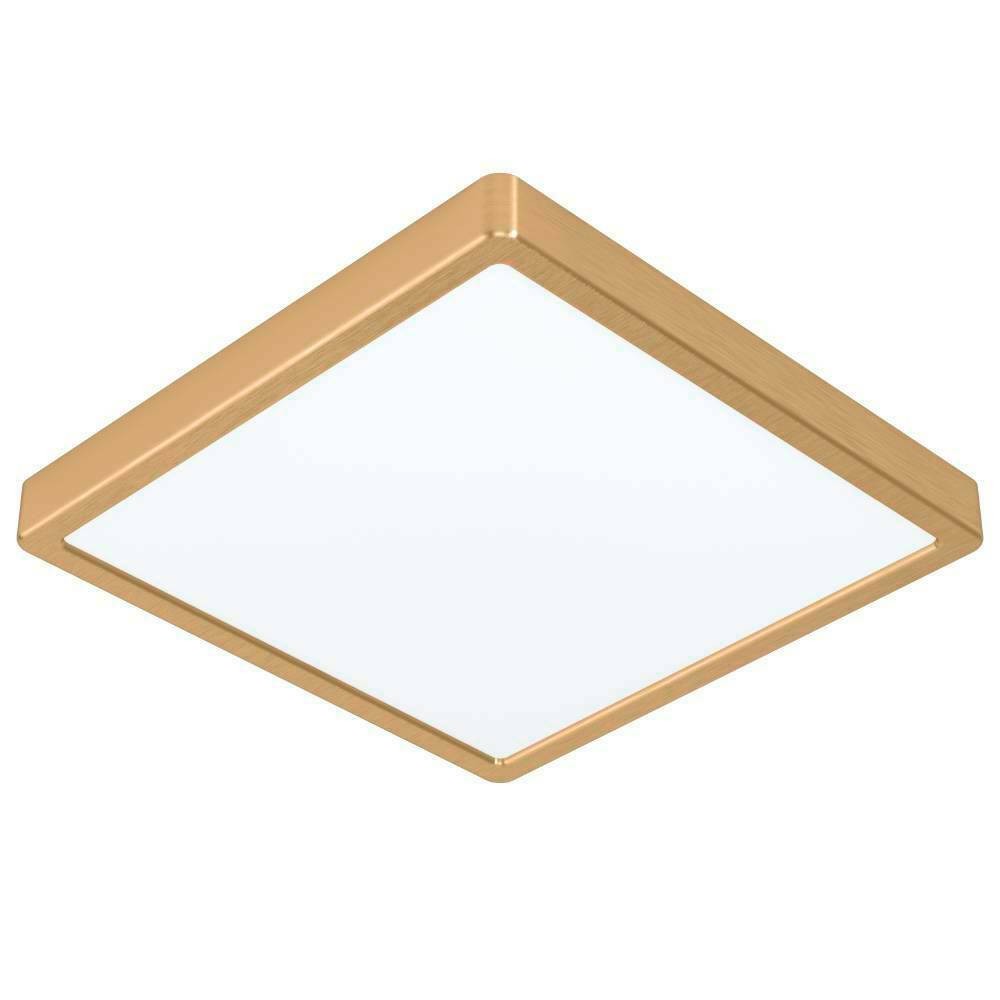 Eglo 900184 "FUEVA 5" 28,5 Cm Uzunluğunda Çelik Fırçalanmış Pirinç Tavan Armatürü