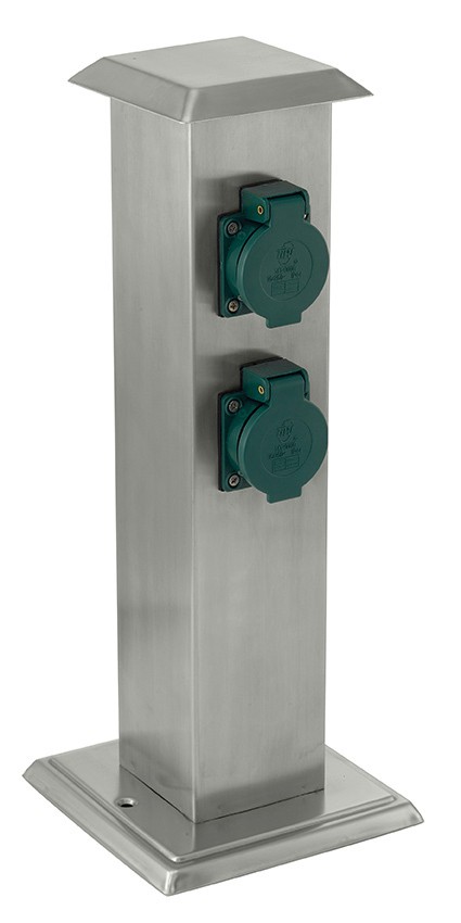 Eglo 90748 "PARK 4" 40 Cm Yüksekliğinde Paslanmaz Çelik Dış Mekan Bahçe Aydınlatması Topraklı Piriz Ip44