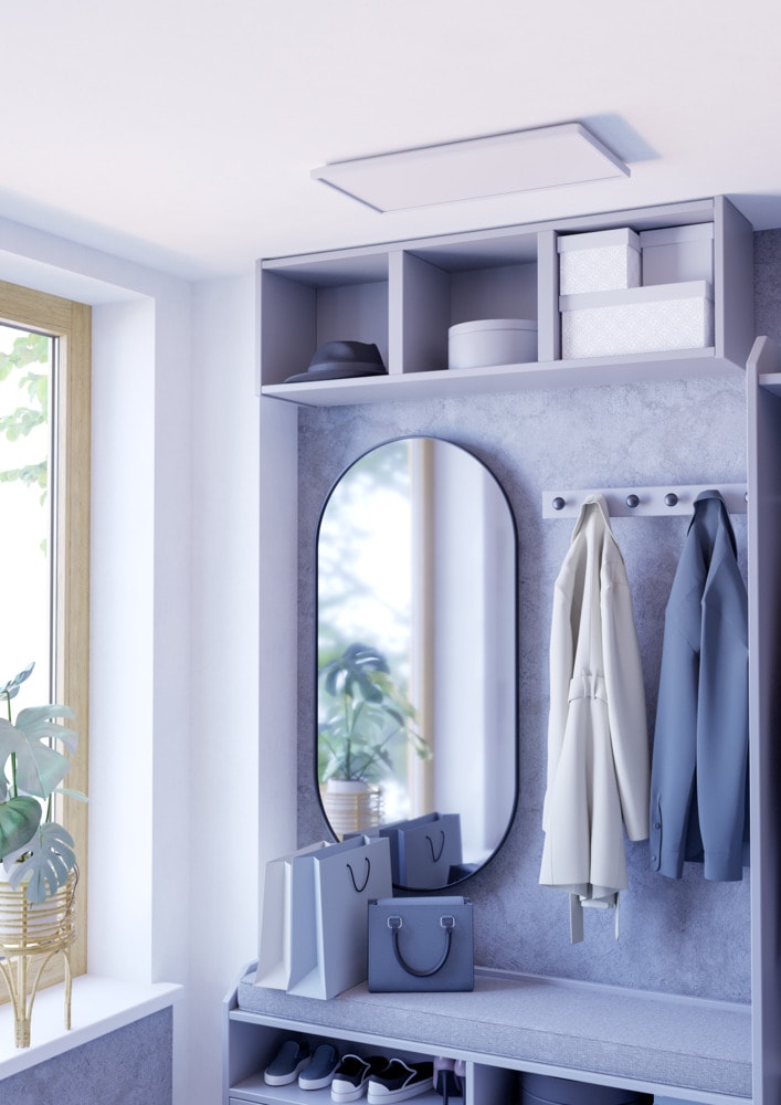 Eglo 901477 "ROVITO-Z" 57 Cm Uzunluğunda Beyaz Plastik Led Panel Ip44
