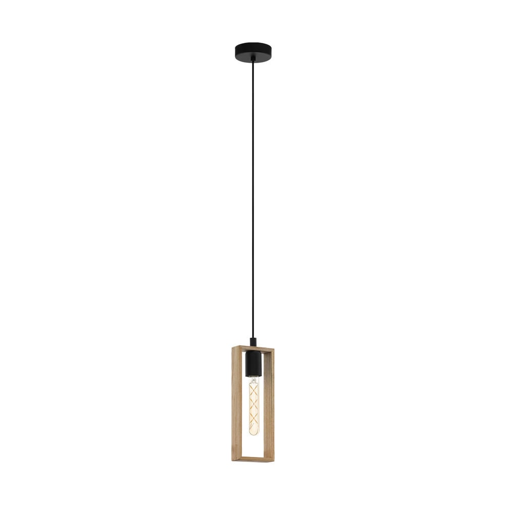 Eglo 49473 "LITTLETON" 110 Cm Yüksekliğinde Çelik Siyah Sarkıt Avize