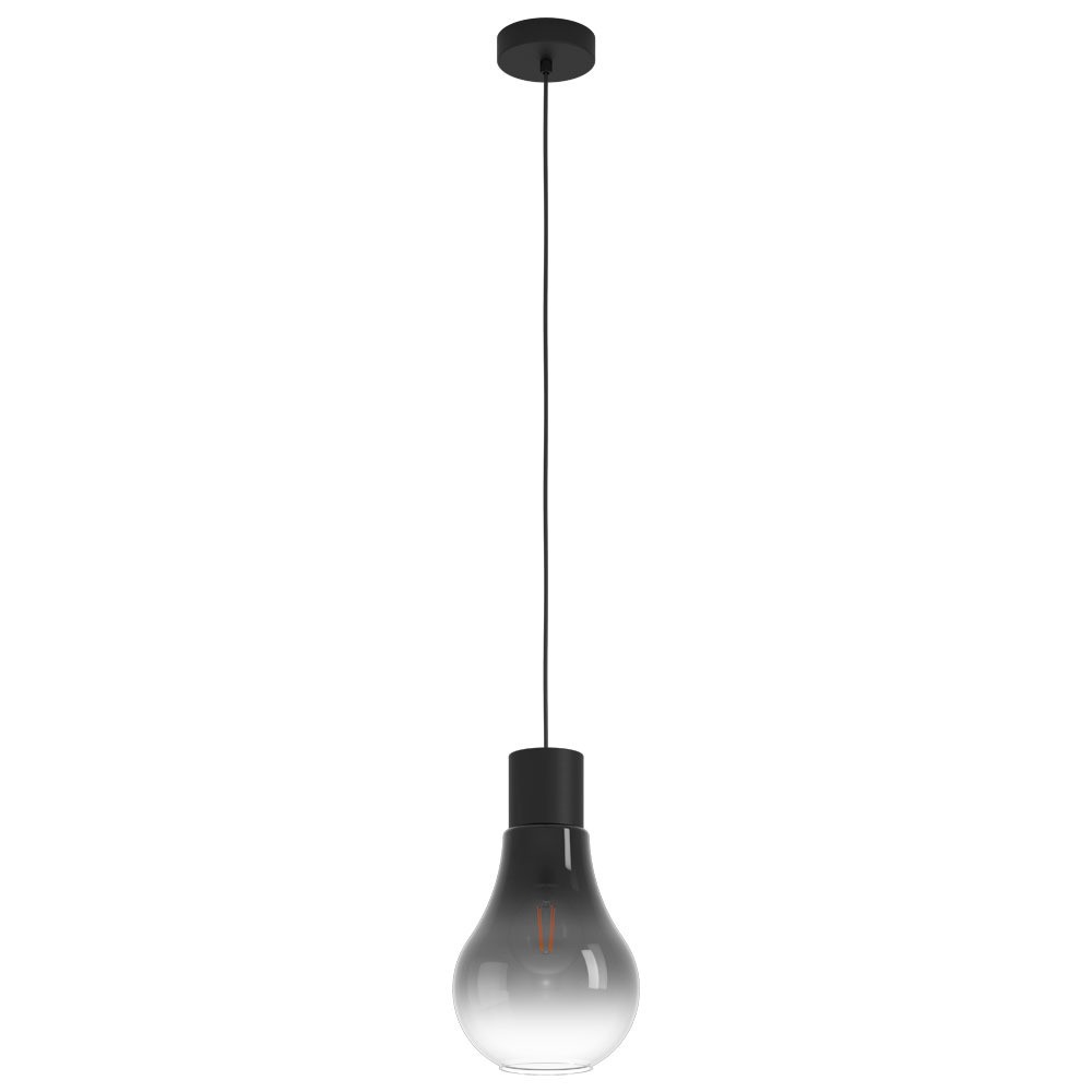 Eglo 43129 "CHASELY" 110 Cm Yüksekliğinde Çelik Siyah Sarkıt Avize