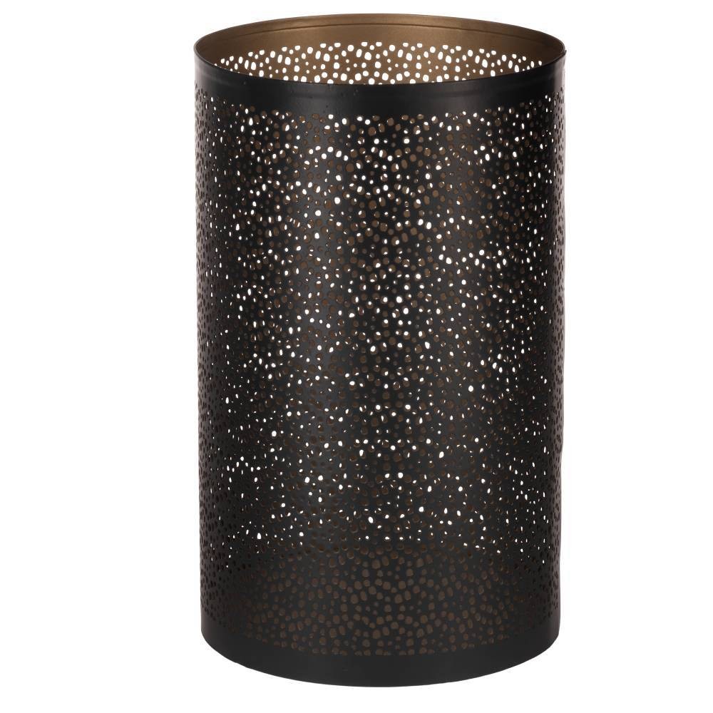 Eglo 422111 "SUBIC" 25 Cm Yüksekliğinde Siyah Metal Dekoratif Mumluk