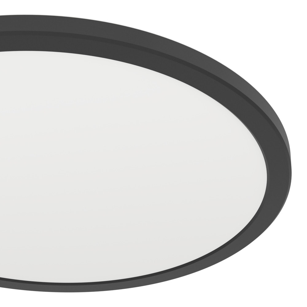 Eglo 901464 "ROVITO-Z" 38.9 Cm Çapında Siyah Plastik Led Panel Ip44