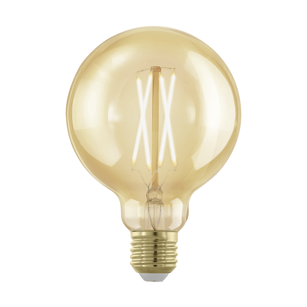 Eglo 110064 E27-Led-G95 Ampul 1X4W Amber 1700K 300 Lümen Dim Edilebilir