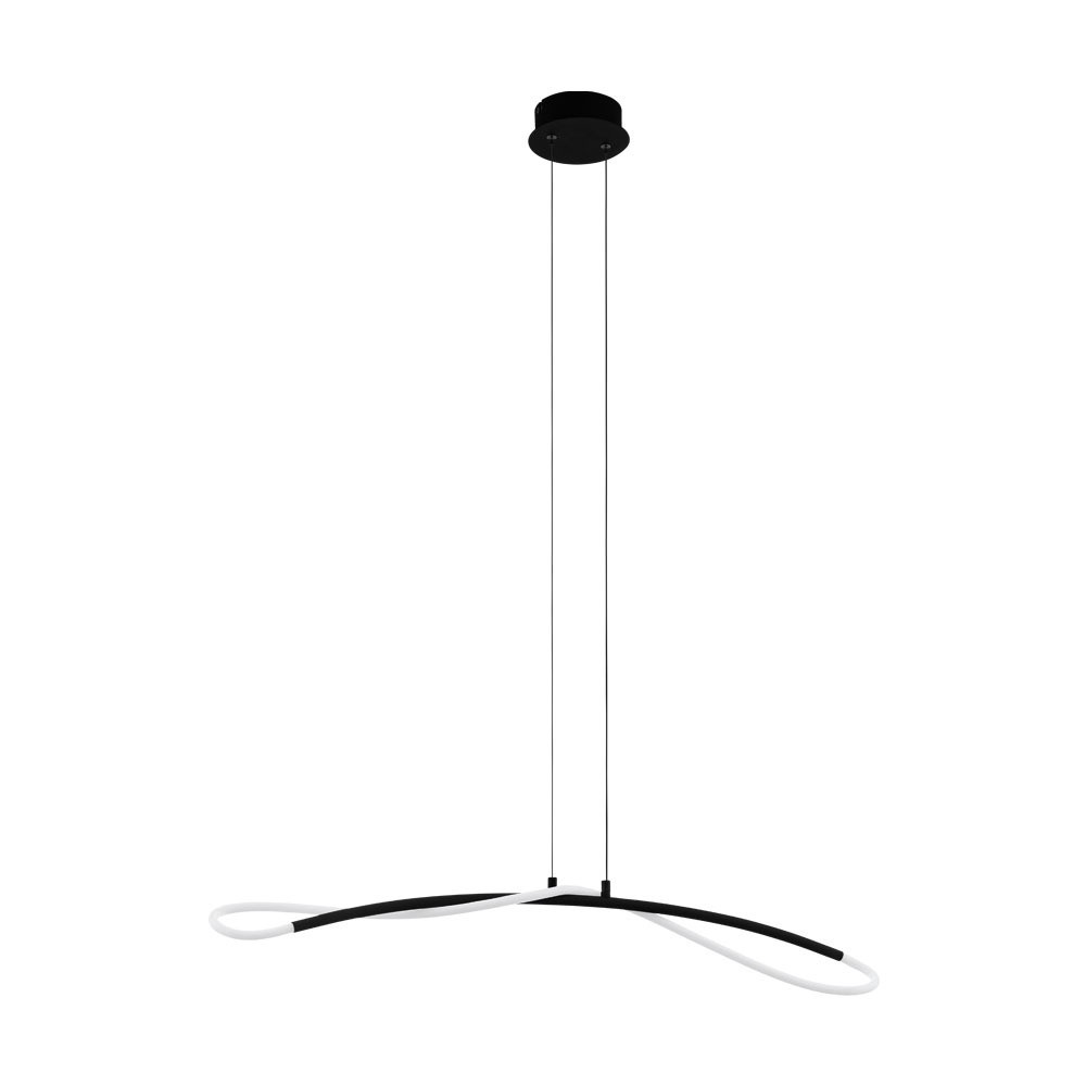 Eglo 99382 "EGIDONELLA" 120 Cm Yüksekliğinde Çelik Siyah Sarkıt Avize