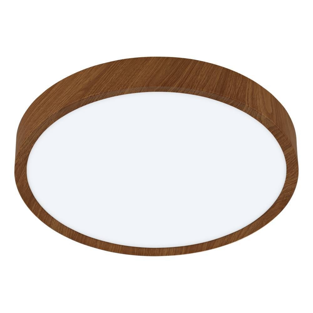 Eglo 98602 "MUSURITA" 44 Cm Çapında Plastik, Çelik Doğal Ahşap Görünümlü Tavan Armatürü