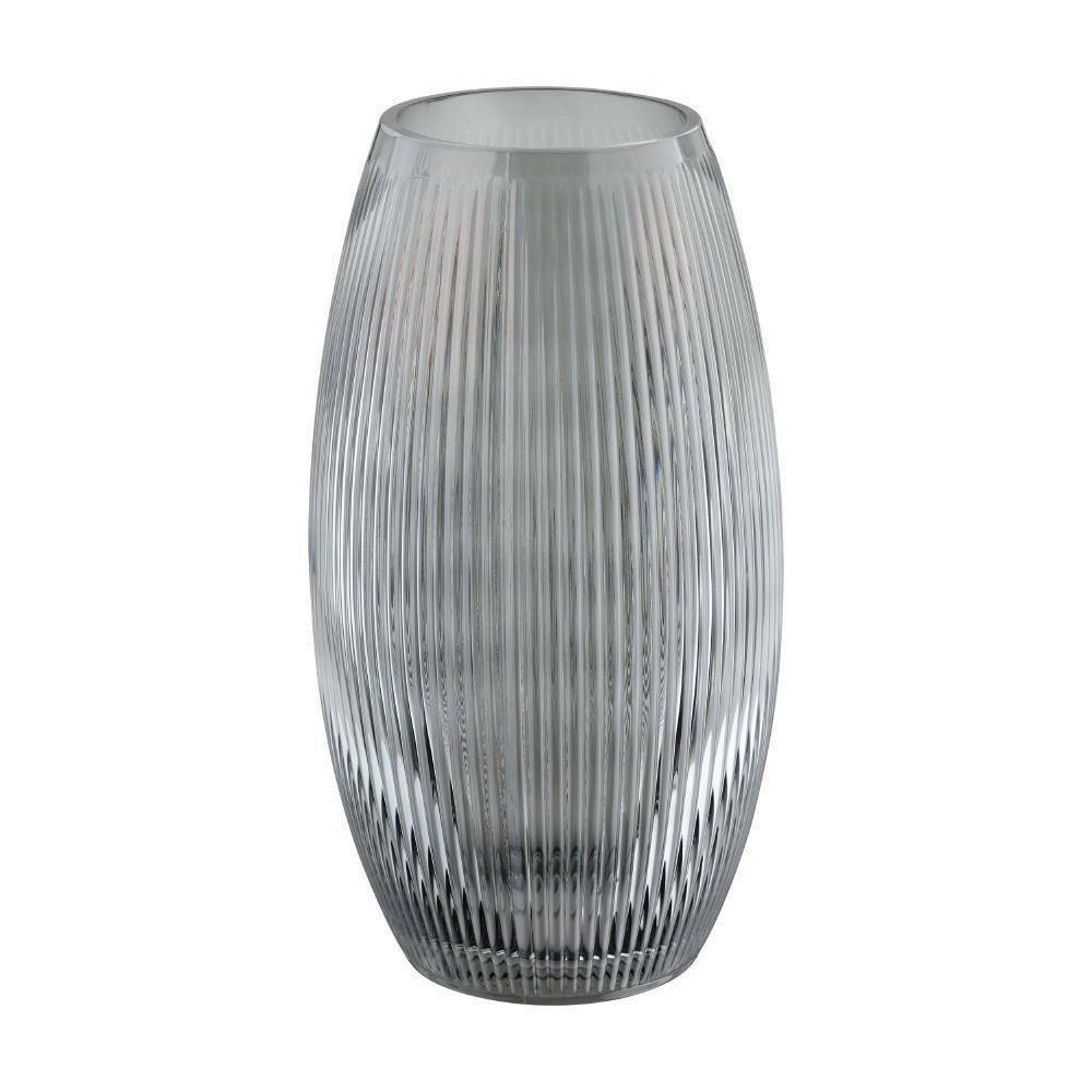 Eglo 421229 "AMBALABE" 27 Cm Yüksekliğinde Gri Cam Vazo