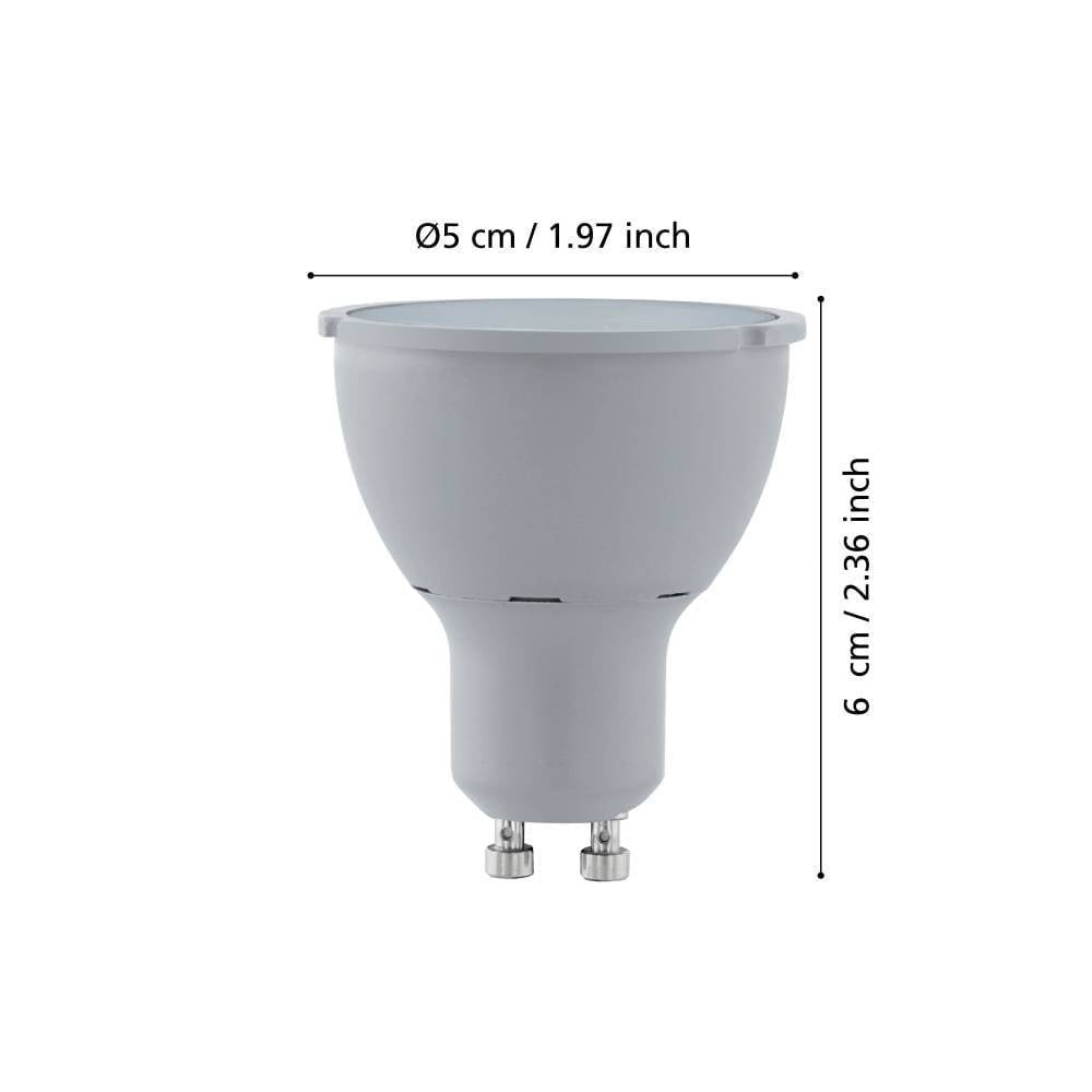 Eglo 110178 GU10-Led Ampul 1X3,4W Şeffaf 3000K 400 Lümen Dim Edilebilir