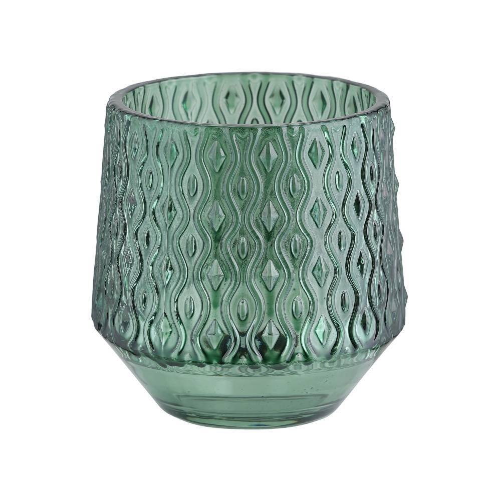 Eglo 422298 "BEZAMBY" 14,3 Cm Yüksekliğinde Yeşil Dekoratif Mumluk 3'Lü Set