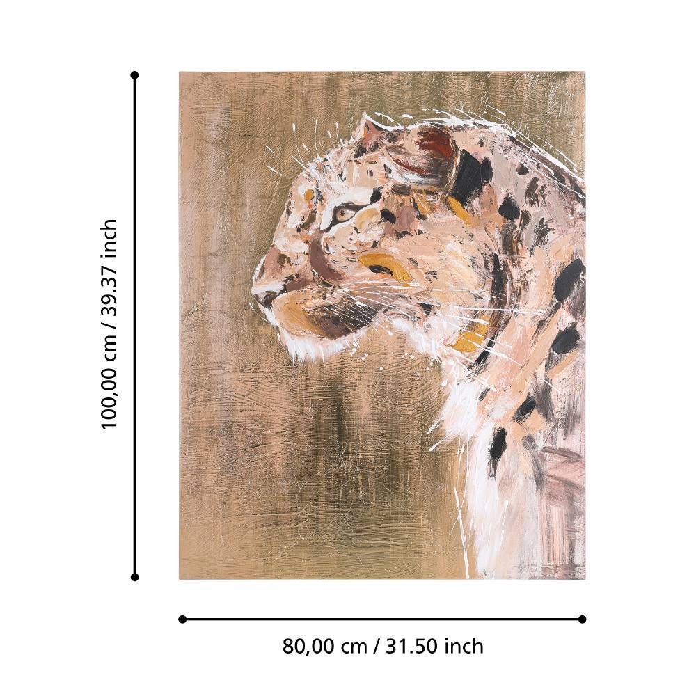 Eglo 423157 "IRODO" 100 Cm Yüksekliğinde 80 Cm Uzunluğunda Dekoratif Duvar Tablo Resim