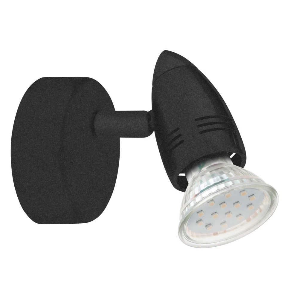 Eglo 780443 "MAGNUM-LED" 1X2.8W Siyah Çelik Sıva Üstü Spot