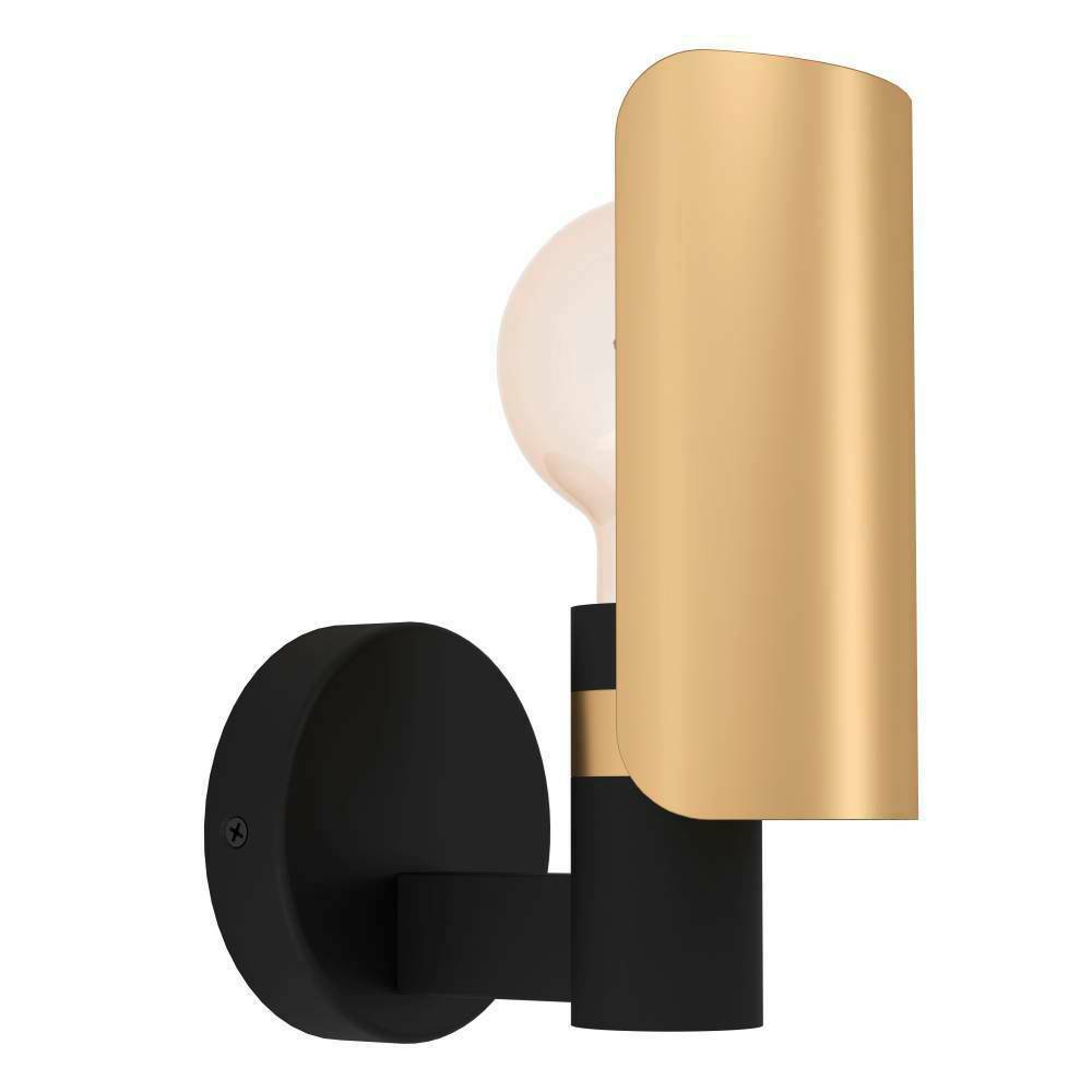 Eglo 900375 "HAYES" Çelik Siyah, Gold Duvar Aplik
