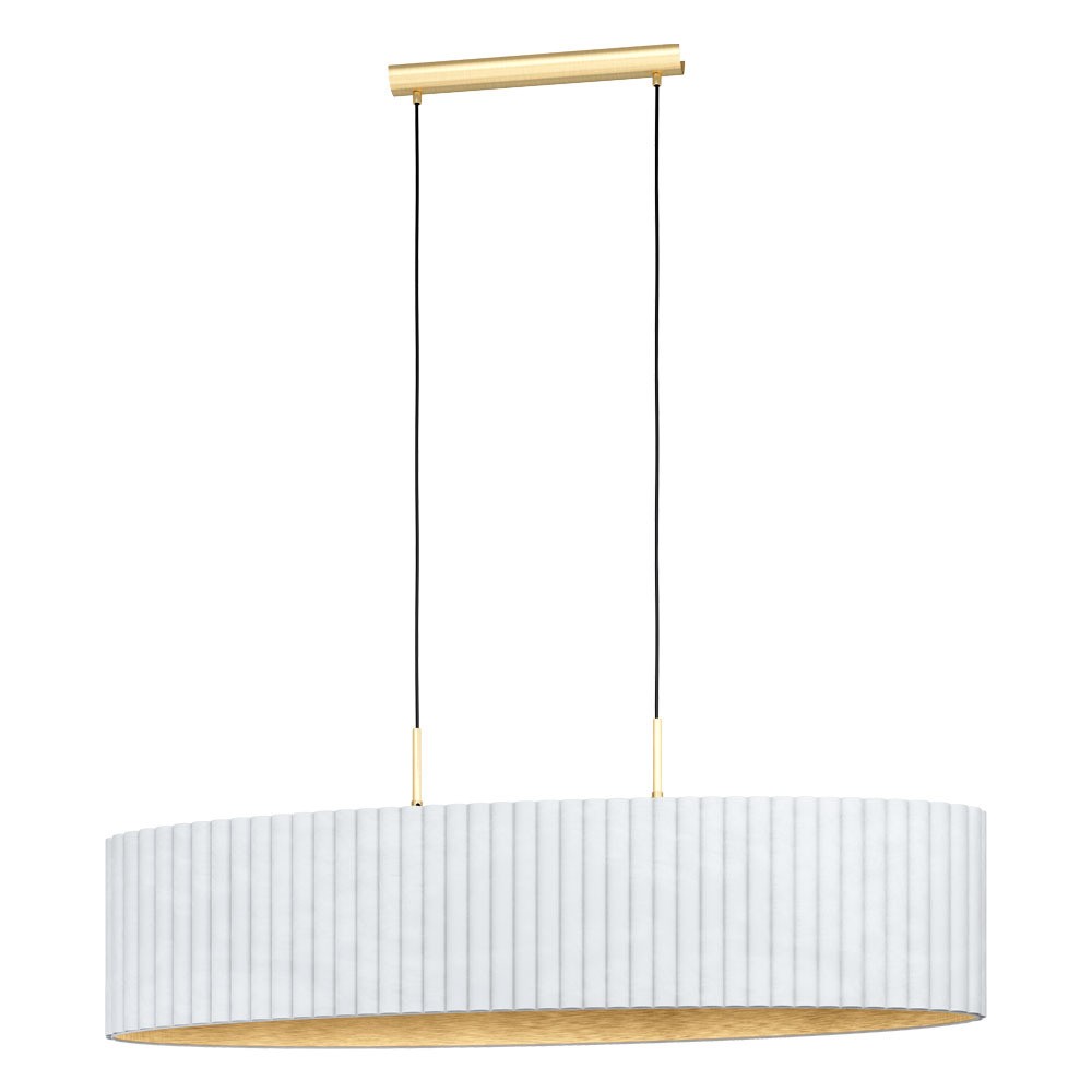 Eglo 39764 "TAMARESCO" 150 Cm Yüksekliğinde Çelik Fırçalanmış Pirinç Sarkıt Avize