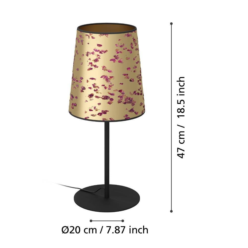 Eglo 390294 "CASTUERA" 47 Cm Yüksekliğinde Çelik Masa Lambası