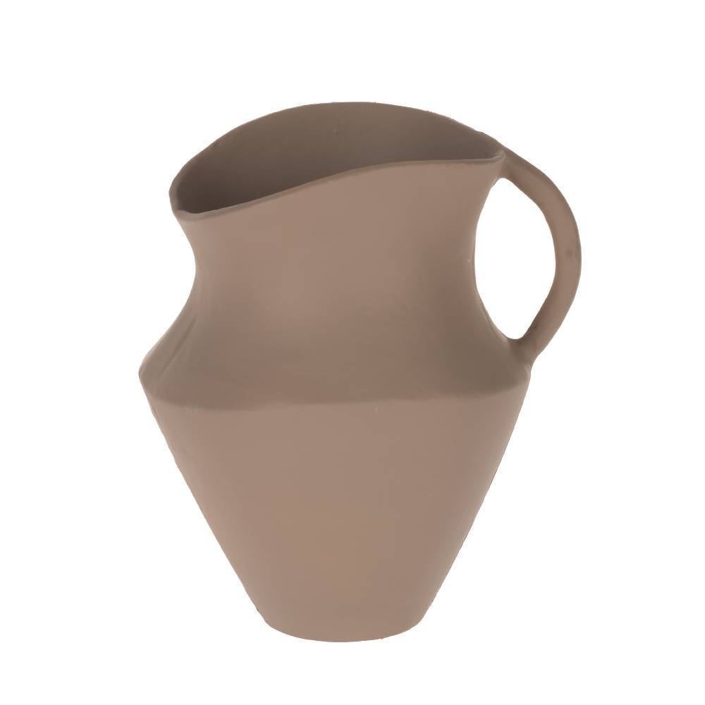Eglo 421152 "CANTILAN" 21,5 Cm Yüksekliğinde Kum Rengi Metal Vazo