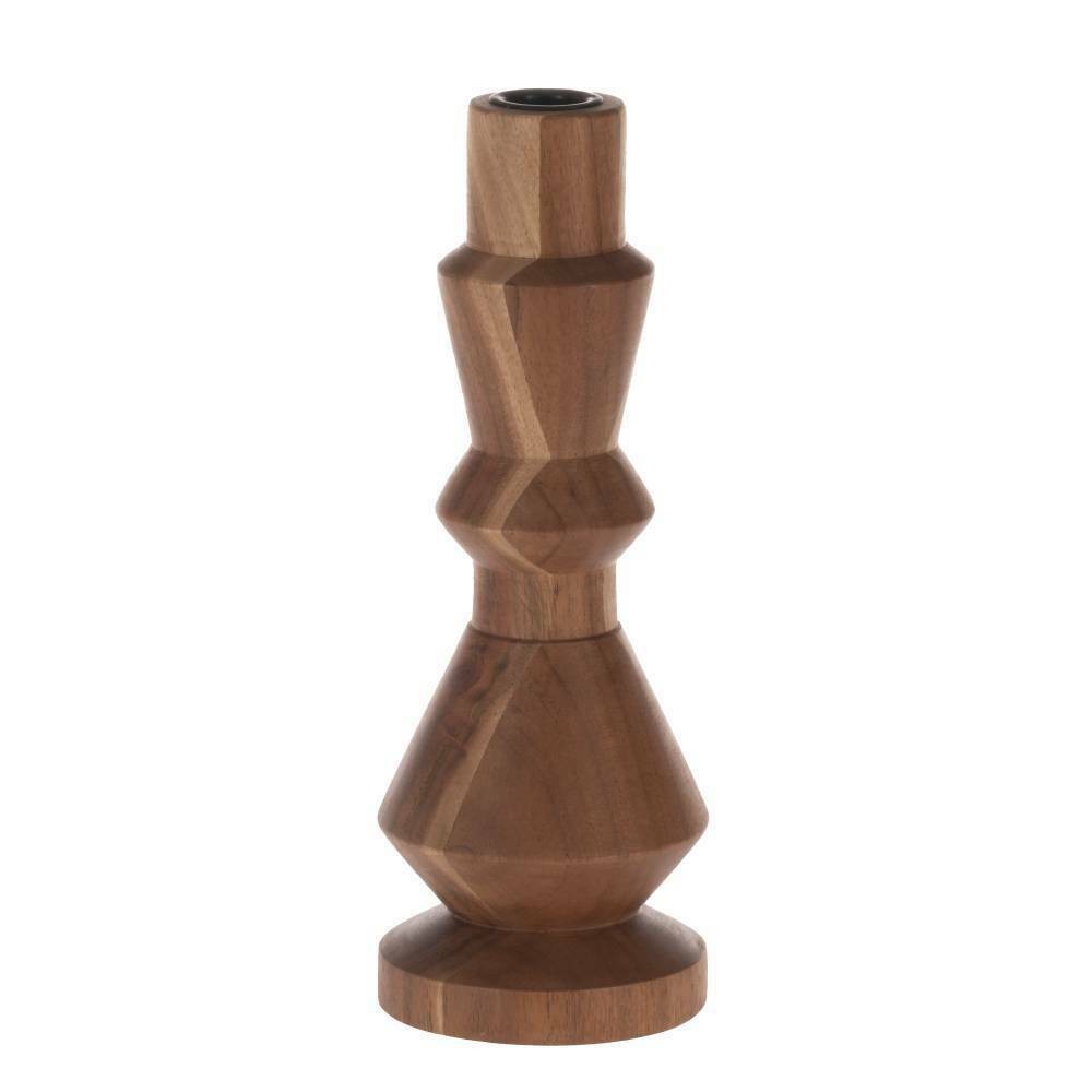 Eglo 422103 "AMBACON" 25 Cm Yüksekliğinde Ahşap Dekoratif Şamdan