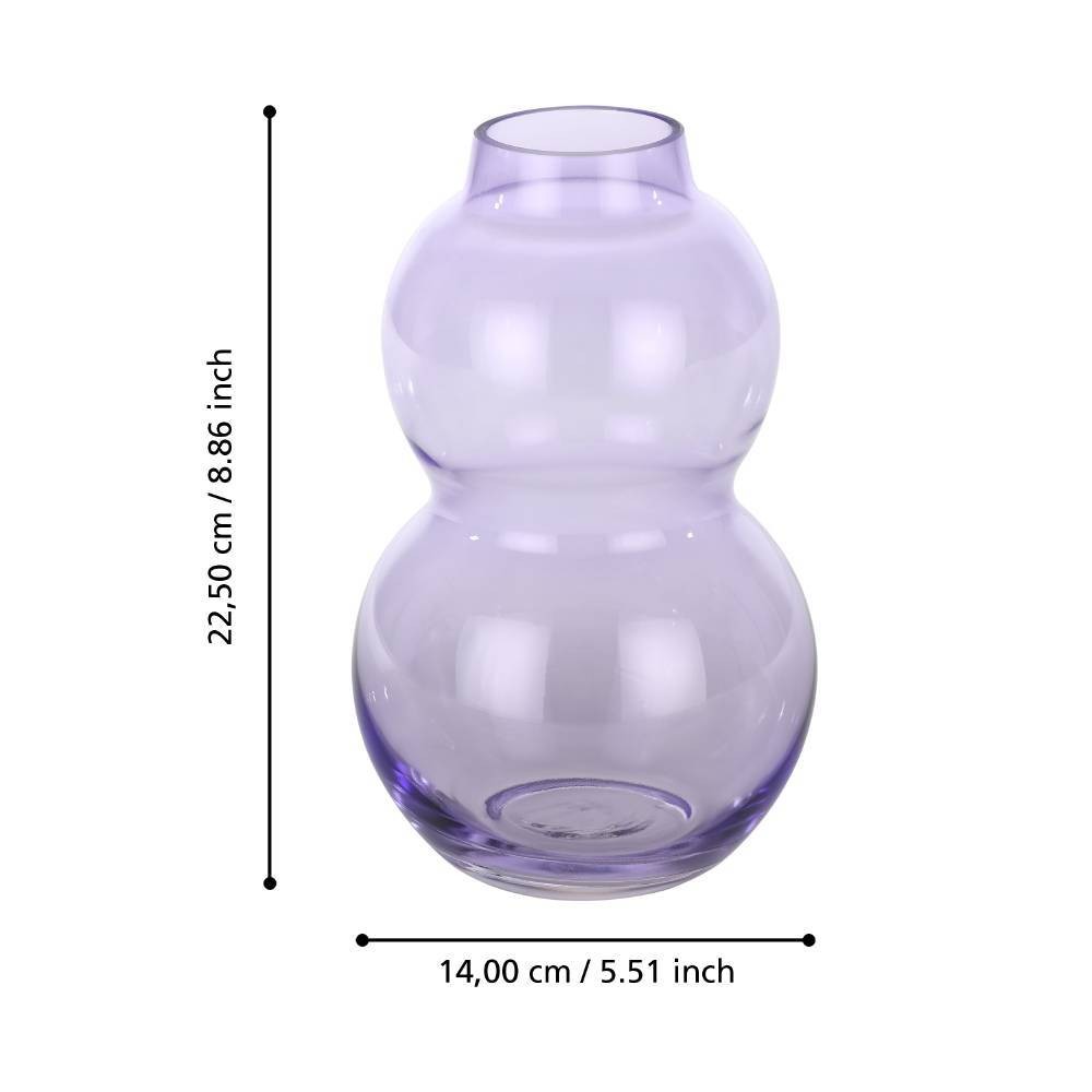 Eglo 421349 "BEVATO" 22,5 Cm Yüksekliğinde Cam Vazo