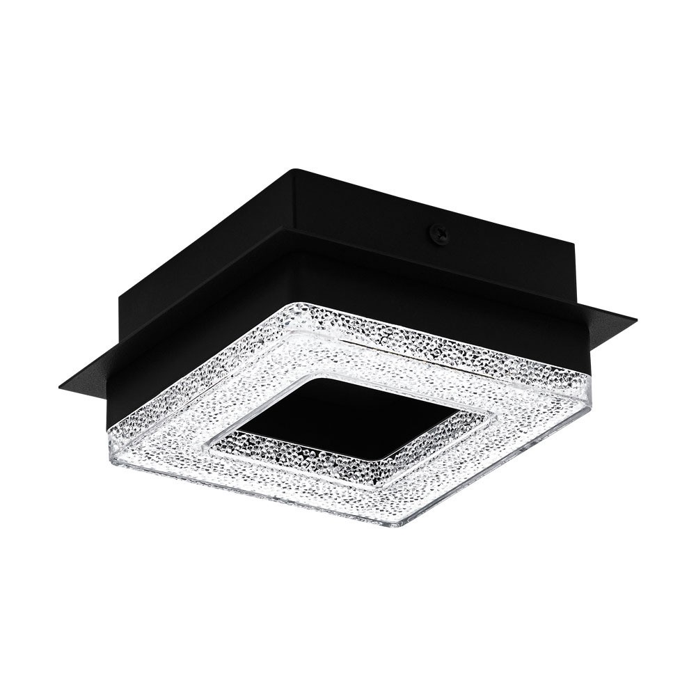 Eglo 99324 "FRADELO 1" 14 Cm Uzunluğunda Çelik Siyah Duvar Tavan Armatürü
