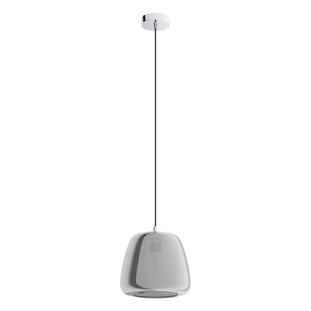 Eglo 39666 "ALBARINO" 26 Cm Çapında Çelik Krom Sarkıt Avize