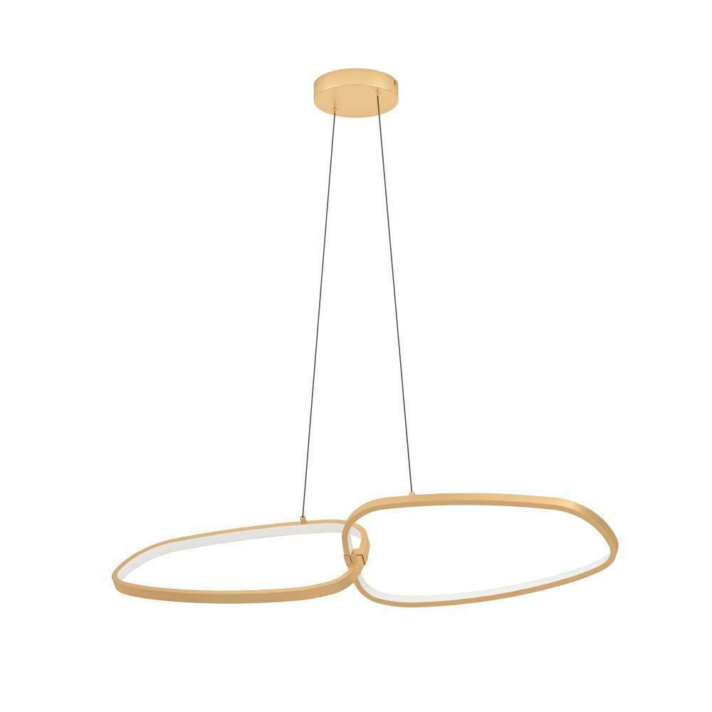 Eglo 390205 "LODOSA" 110 Cm Yüksekliğinde Alüminyum, Çelik Pirinç Sarkıt Avize