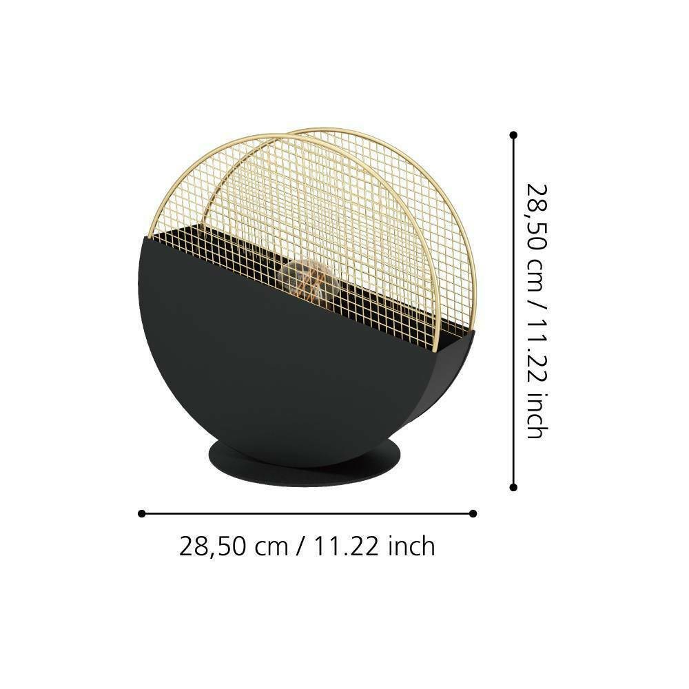 Eglo 43813 "MUMBLES" 28,5 Cm Yüksekliğinde Çelik Masa Lambası