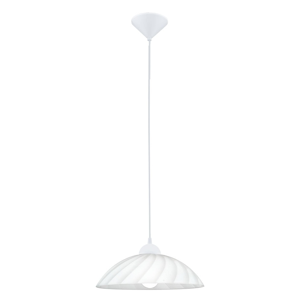 Eglo 82785 "VETRO" 110 Cm Yüksekliğinde Plastik Beyaz Sarkıt Avize