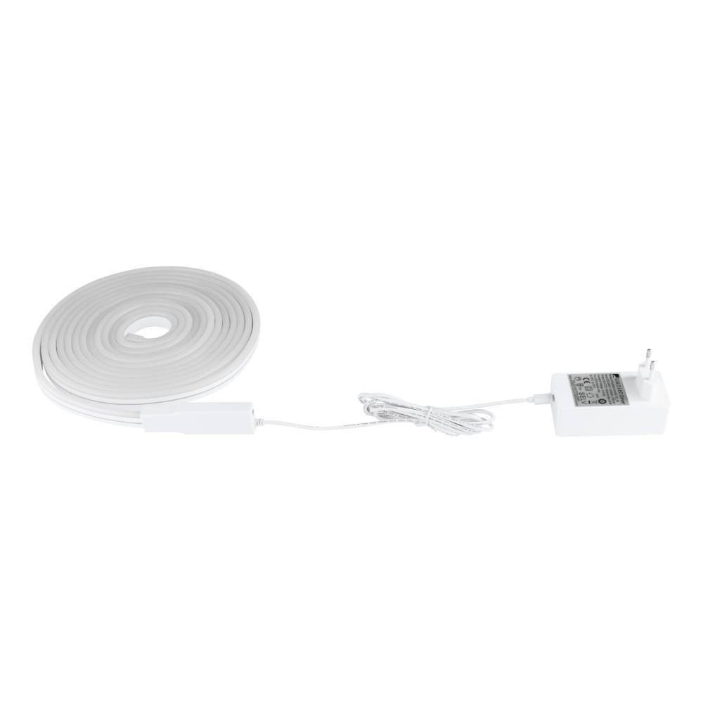 Eglo 901109 "NEON-STRIPE-Z" 500 Cm Uzunluğunda Plastik Beyaz Led Şerit RGB