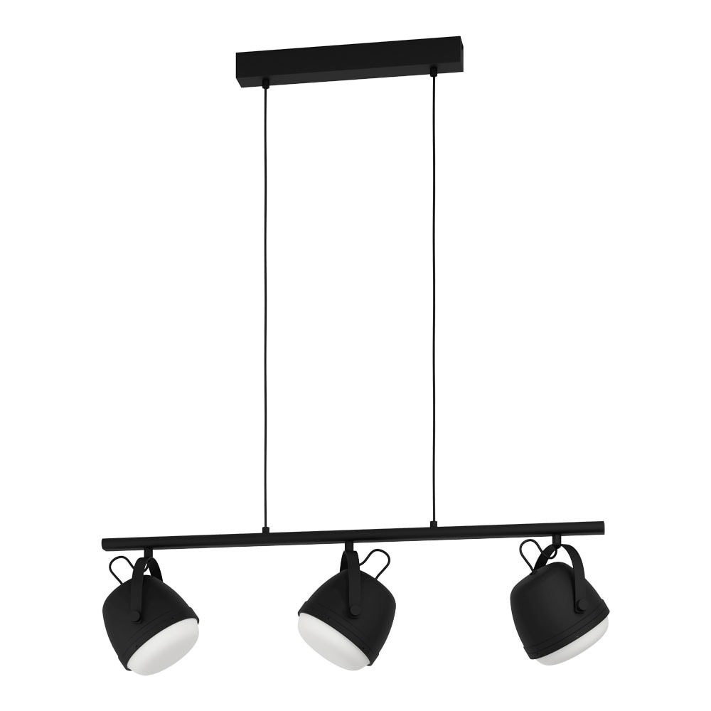 Eglo 390046 "UPANEMA" 150 Cm Yüksekliğinde Çelik Siyah Sarkıt Avize