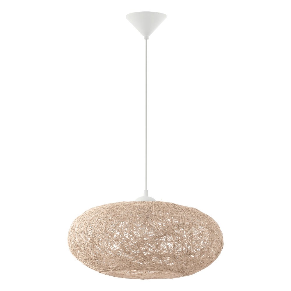 Eglo 93374 "CAMPILO" 45 Cm Çapında Plastik Beyaz Sarkıt Avize