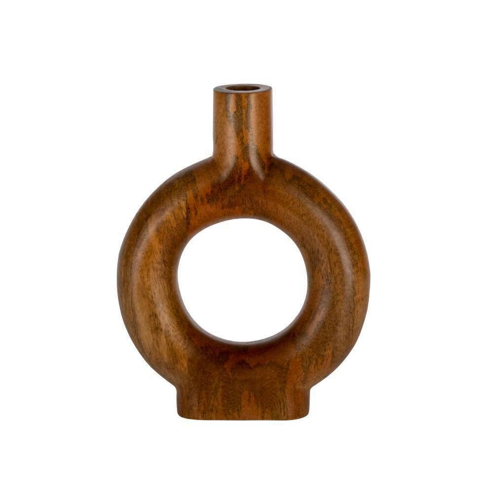 Eglo 421267 "MELOBODY" 24,8 Cm Yüksekliğinde Doğal Ahşap Vazo