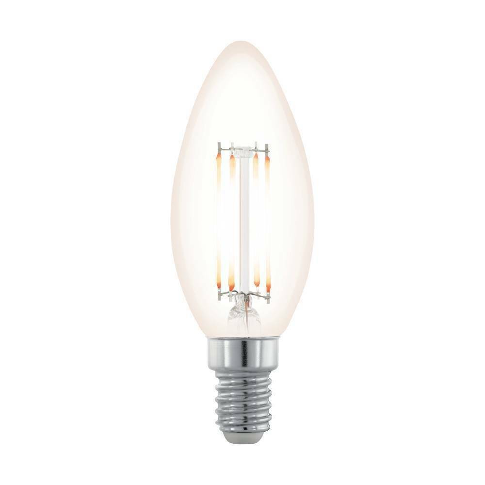 Eglo 11708 E14-Led-C35 Ampul 1X3,5W Şeffaf 2200K 300 Lümen Dim Edilebilir