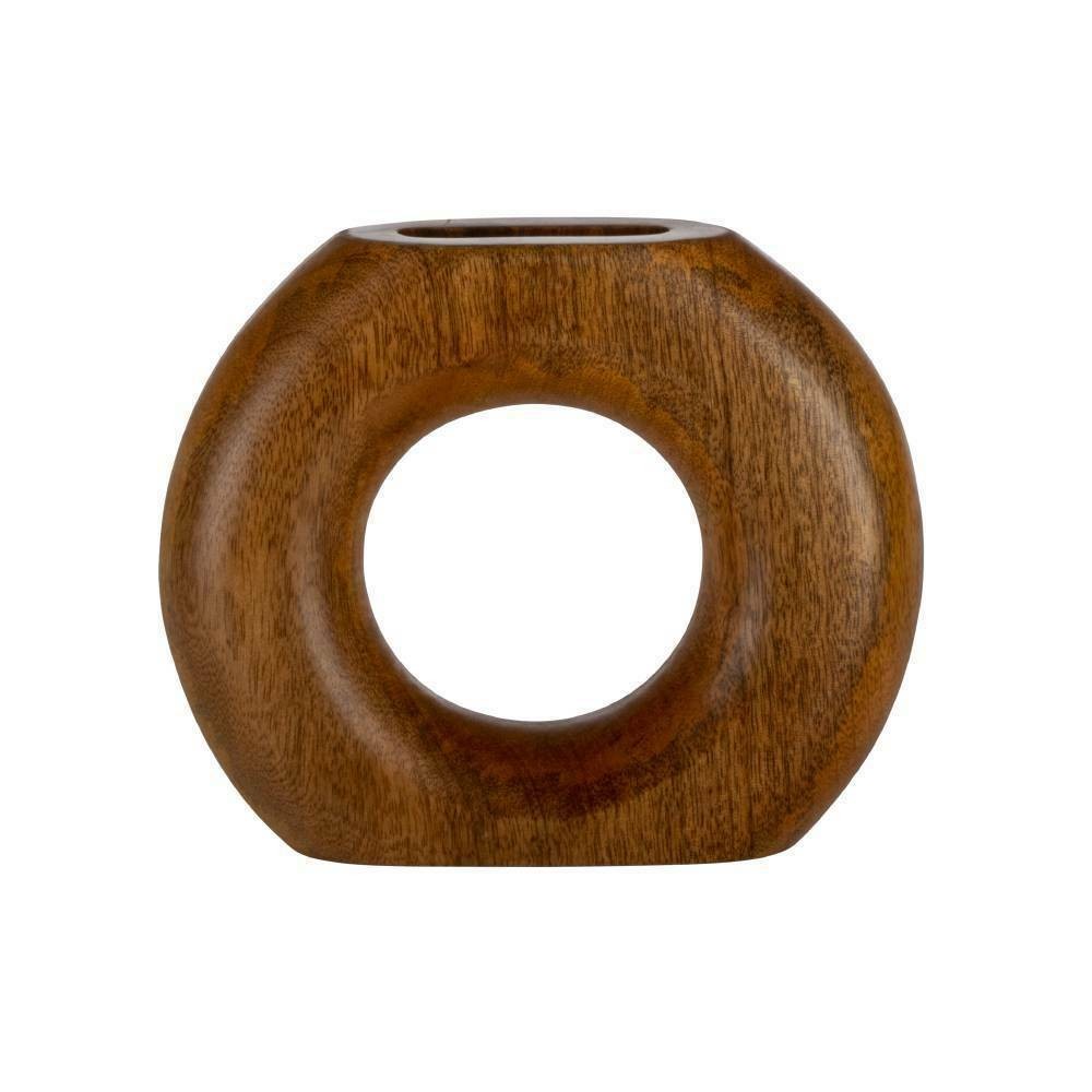 Eglo 421274 "MELOBODY" 16,5 Cm Yüksekliğinde Doğal Ahşap Vazo