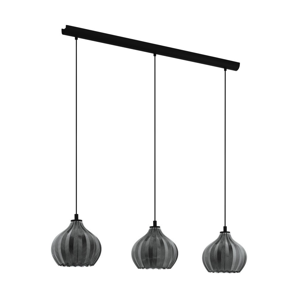 Eglo 43577 "TAMALLAT" 110 Cm Yüksekliğinde Çelik Siyah Sarkıt Avize