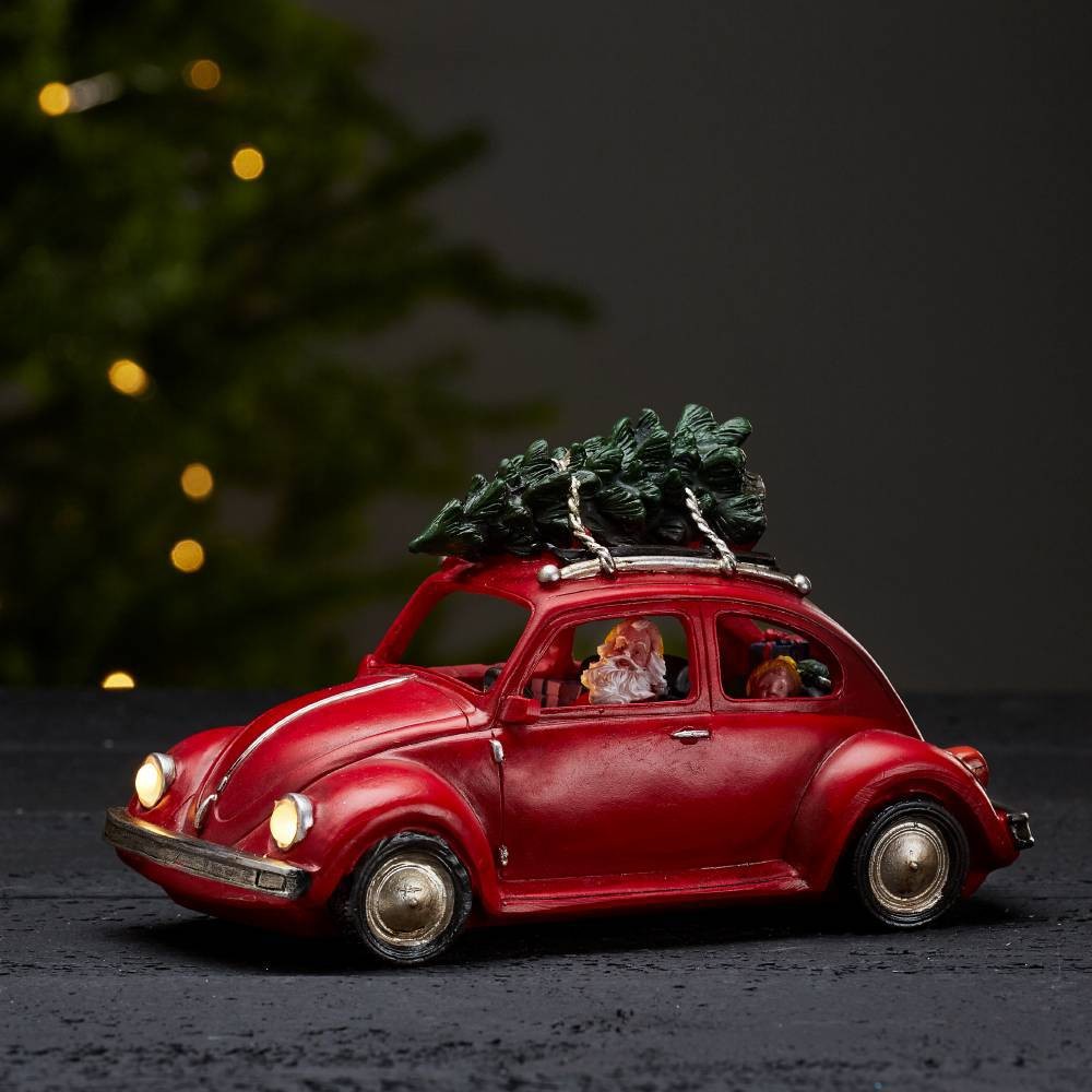 Eglo 992-21 "MERRYVILLE" Kırmızı Ledli Araba 14,5Cm Yüksekliğinde 25,5Cm Uzunluğunda