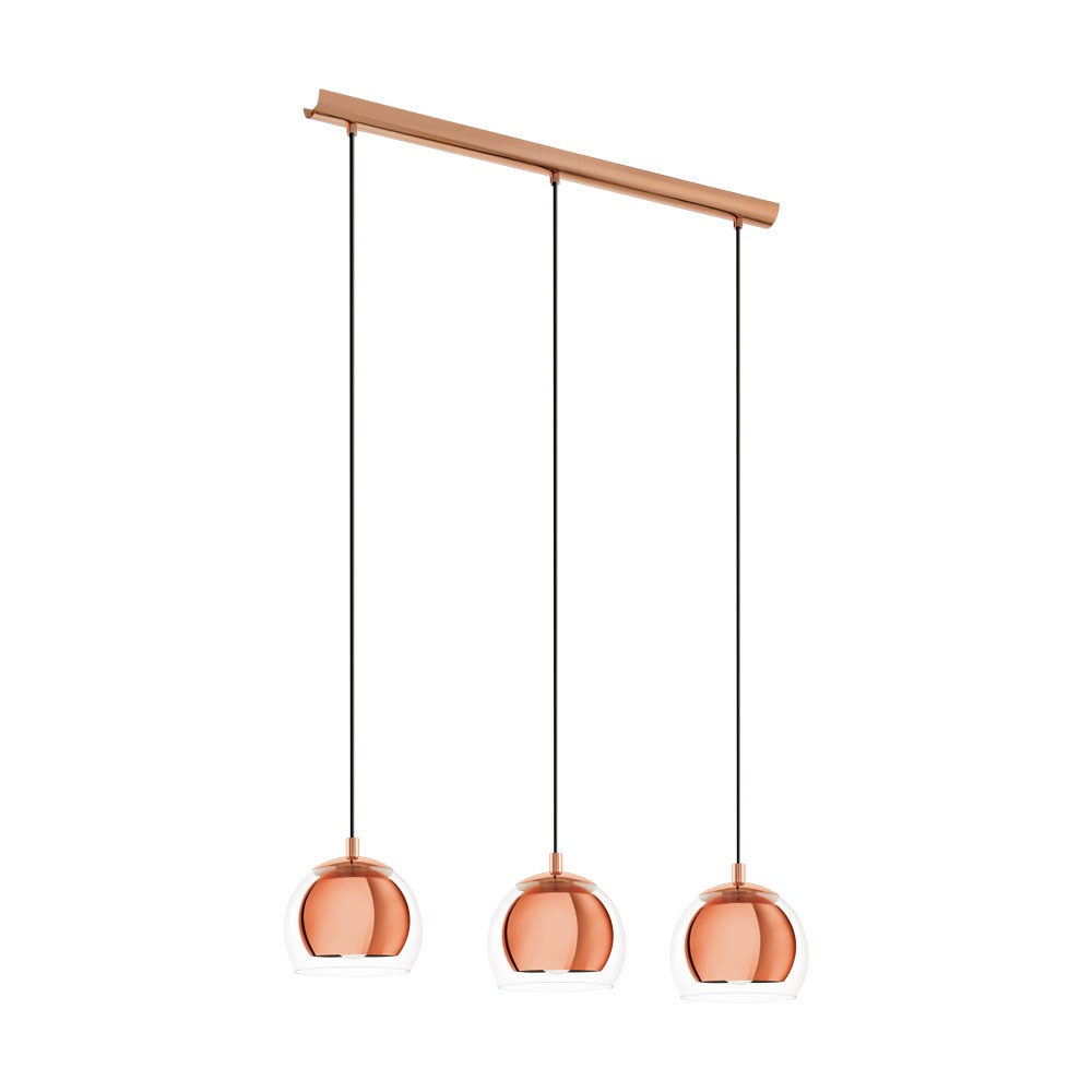 Eglo 94591 "ROCAMAR" 110 Cm Yüksekliğinde Çelik Bakır Sarkıt Avize