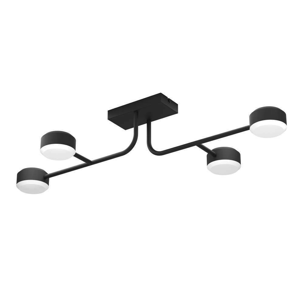 Eglo 900351 "CLAVELLINA" 89 Cm Uzunluğunda Çelik Siyah Tavan Armatürü