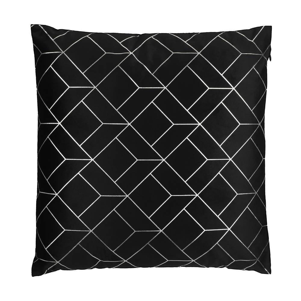 Eglo 420075 "SINGU" 45X45Cm Siyah/Gümüş Polyester Yastık