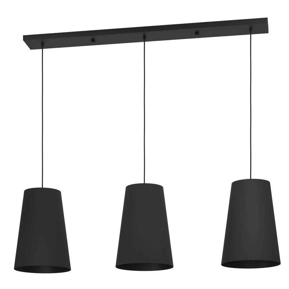 Eglo 390133 "PETROSA" 150 Cm Yüksekliğinde Çelik Siyah Sarkıt Avize