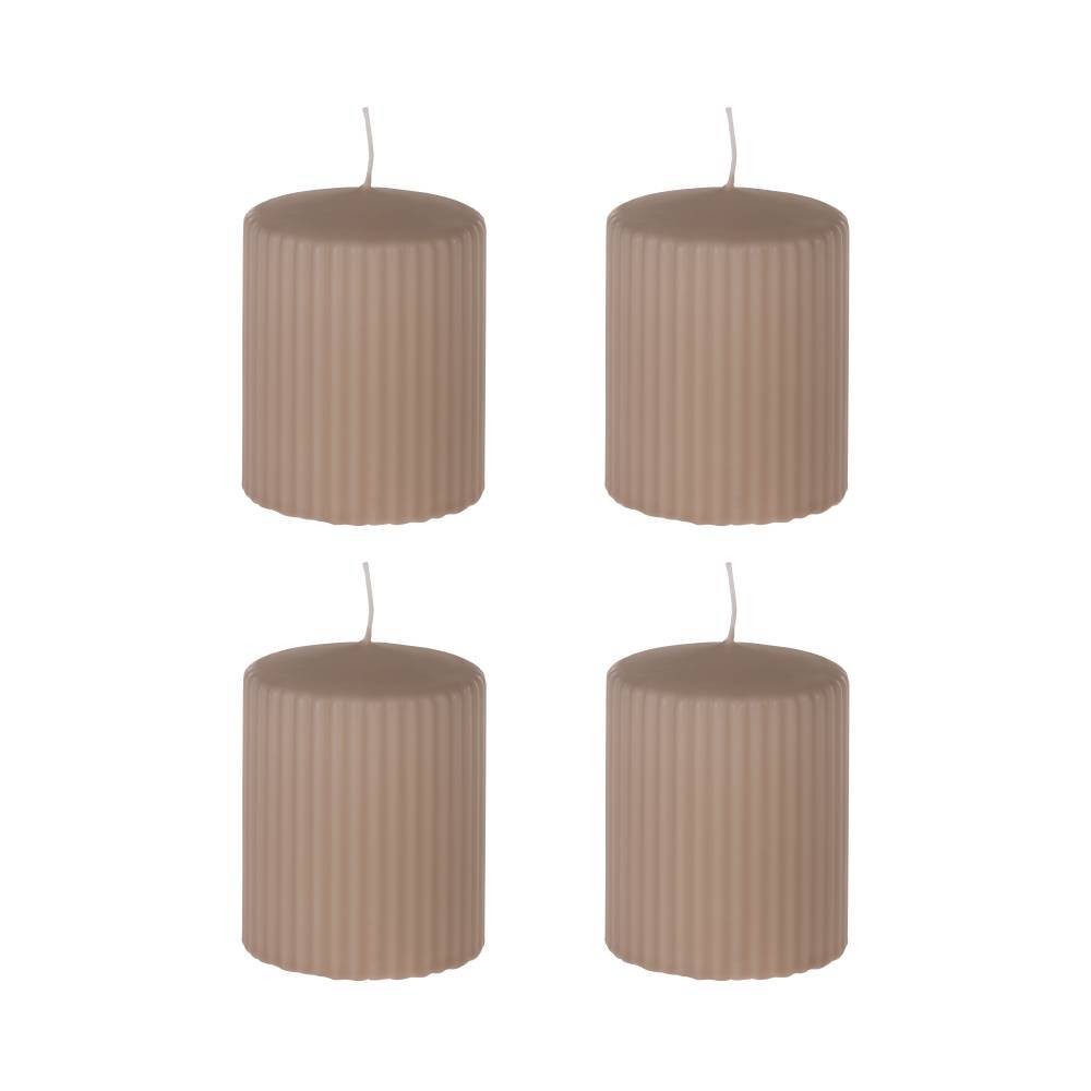 Eglo 422542 "GLENBARR" 9 Cm Yüksekliğinde 7 Cm Çapında Mum 4'Lü Set