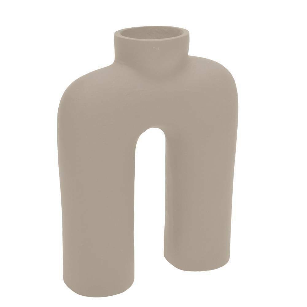 Eglo 421063 "BROWER" 22,5 Cm Yüksekliğinde Kum Rengi Metal Vazo
