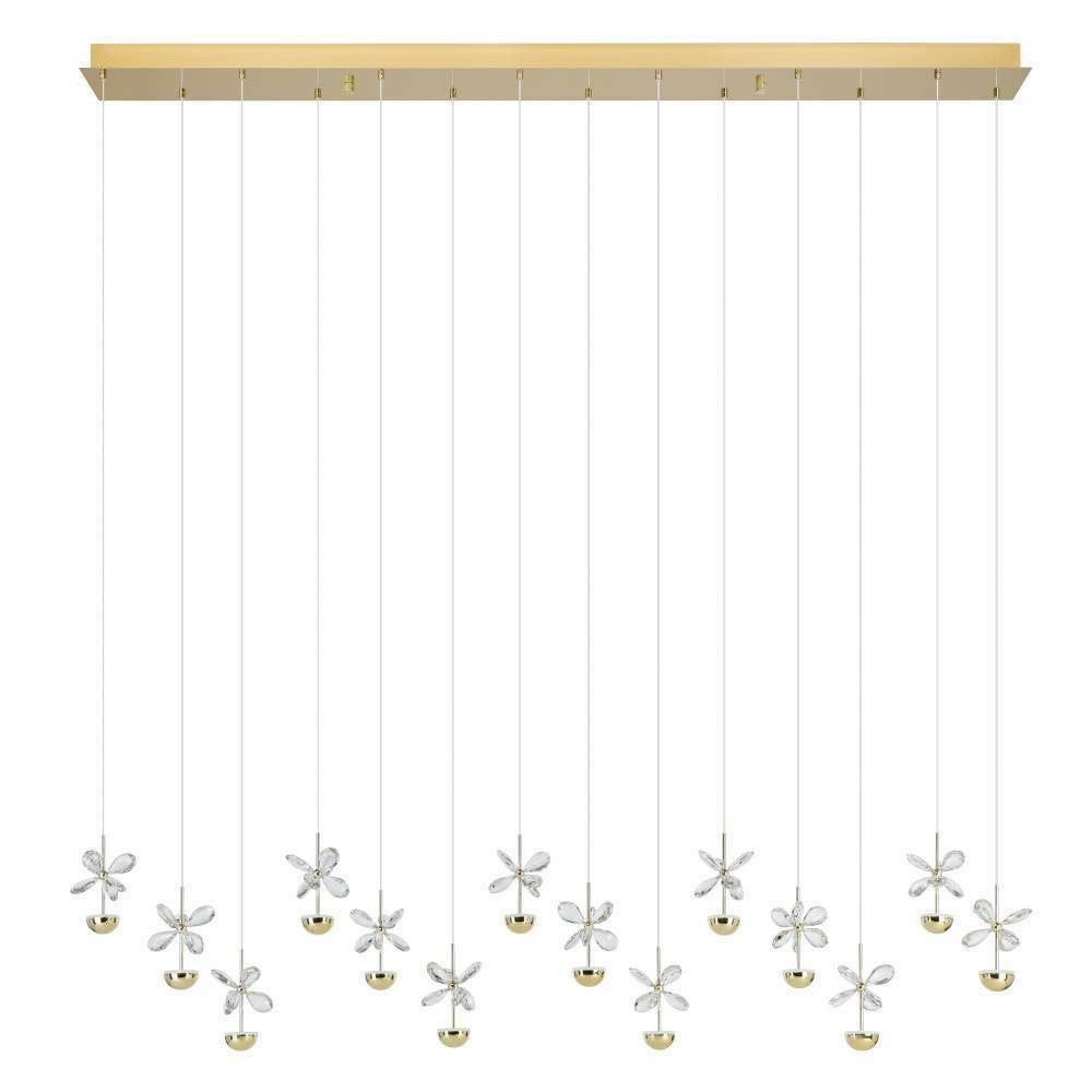 Eglo 390317 "PIANOPOLI 3" 140 Cm Uzunluğunda Çelik Pirinç Sarkıt Avize