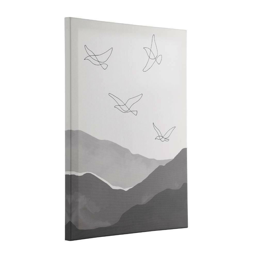 Eglo 423029 "Alamınos" Beyaz Gri Ahşap 42X29,7cm Dekoratif Resim