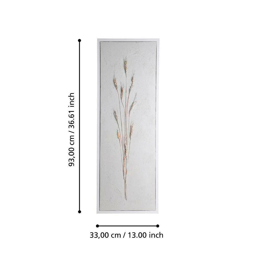 Eglo 423039 "ALAMINOS" 93 Cm Yüksekliğinde 33 Cm Uzunluğunda Dekoratif Duvar Tablo Resim