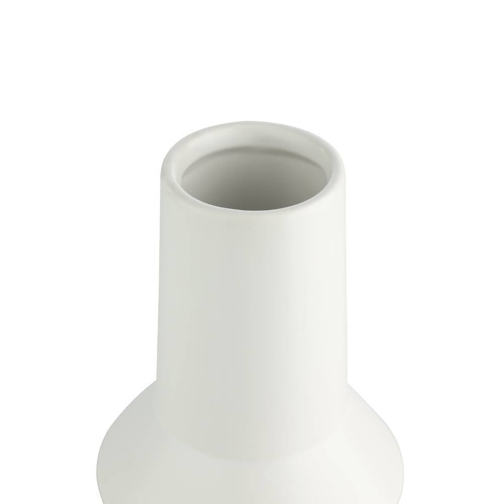 Eglo 421024 "HIRADO" 20 Cm Yüksekliğinde Beyaz Seramik Vazo