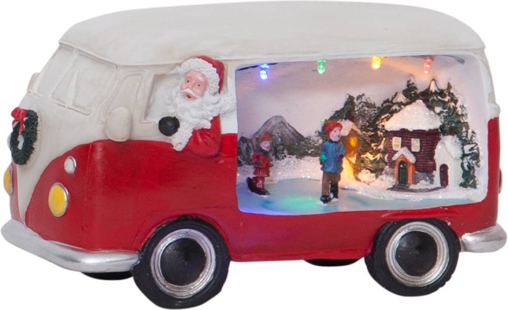 Eglo 411253 "MERRYVILLE" Ledli Plastik Kırmızı Araba Dekoratif Aydınlatma 12,5Cm Yüksekliğinde 21Cm Uzunluğunda